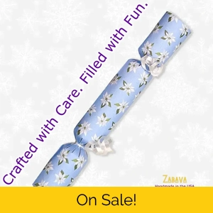 Snow Poinsetias - DIY Cracker Kit - Set of 6